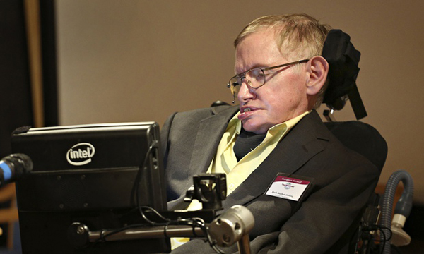 Stephen Hawking talks to Royal College of Surgeons