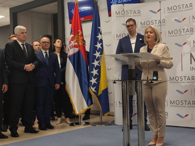 VUČIĆ: Nova avio linija do Mostara dodatno će povezati dva naroda i privrednike