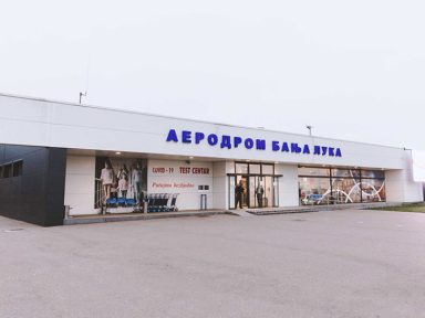 Aerodrom Banjaluka zona nakon pasoške kontrole bez prostora za pušenje