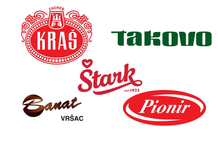 “Eurokrem, Bajadera, Smoki, Jo-Jo i legendarni slatkiši Jugoslavije iz fabrike Takovo, Kraš, Soko Štark, Pionir i Banat”