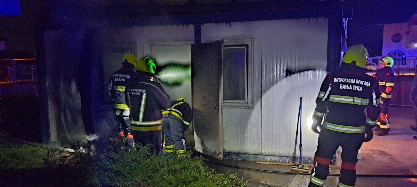 Požar na stambenom kontejneru