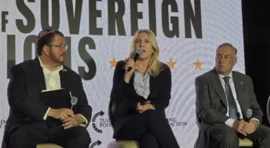 Željka Cvijanović na panelu Vašingtonu