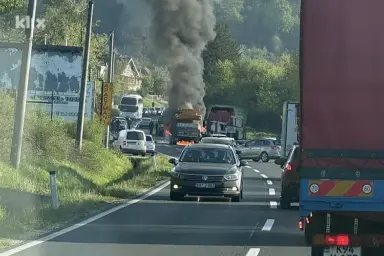 Zapalio se kamion