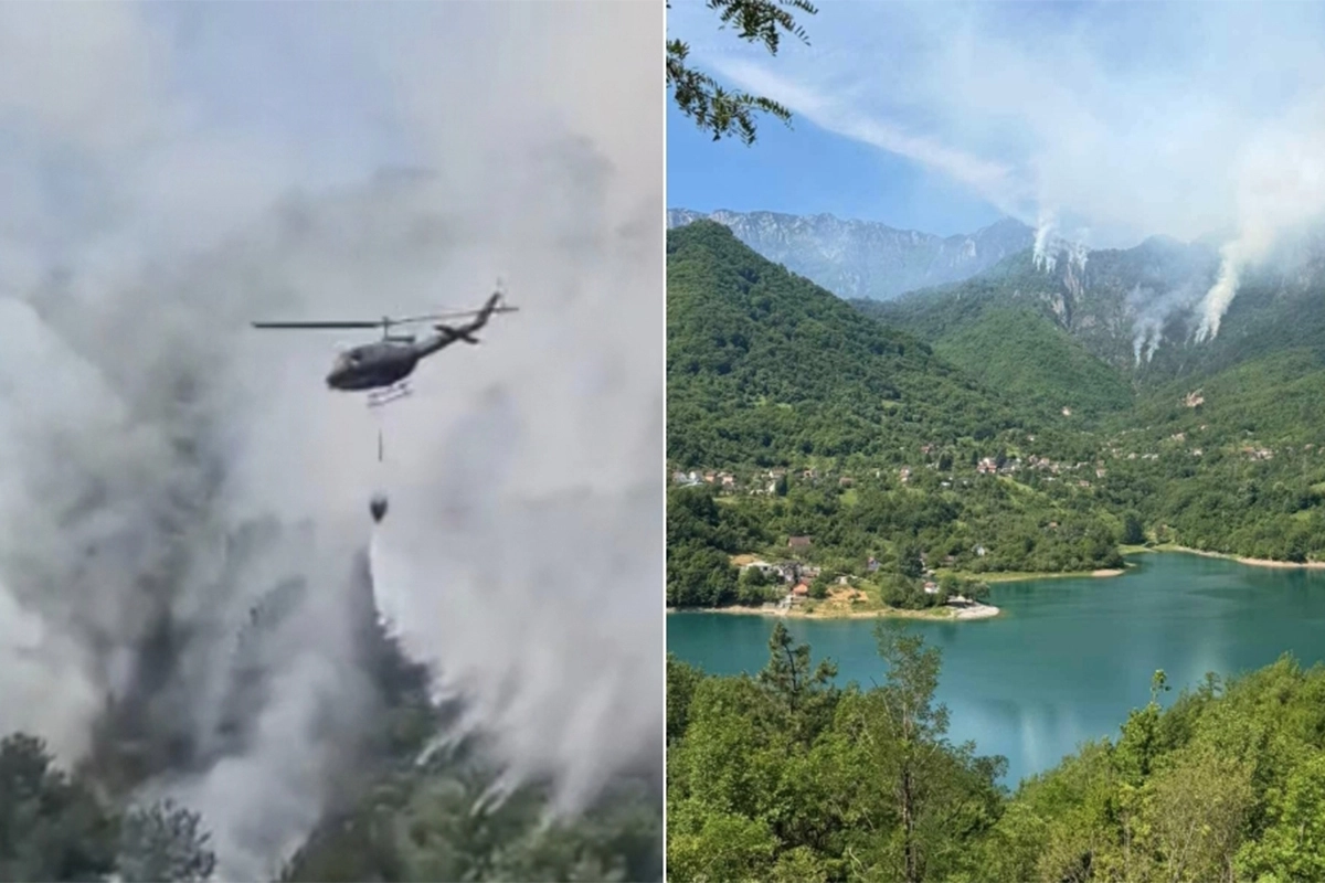 Veliki požar u Jablanici