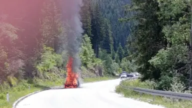 Buktinja na putu ka Trebeviću