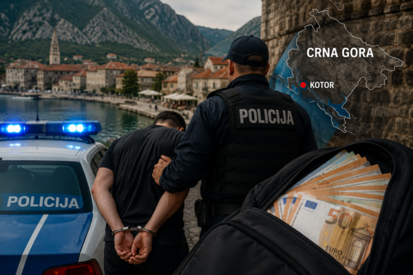 Hapšenje u Crnoj Gori