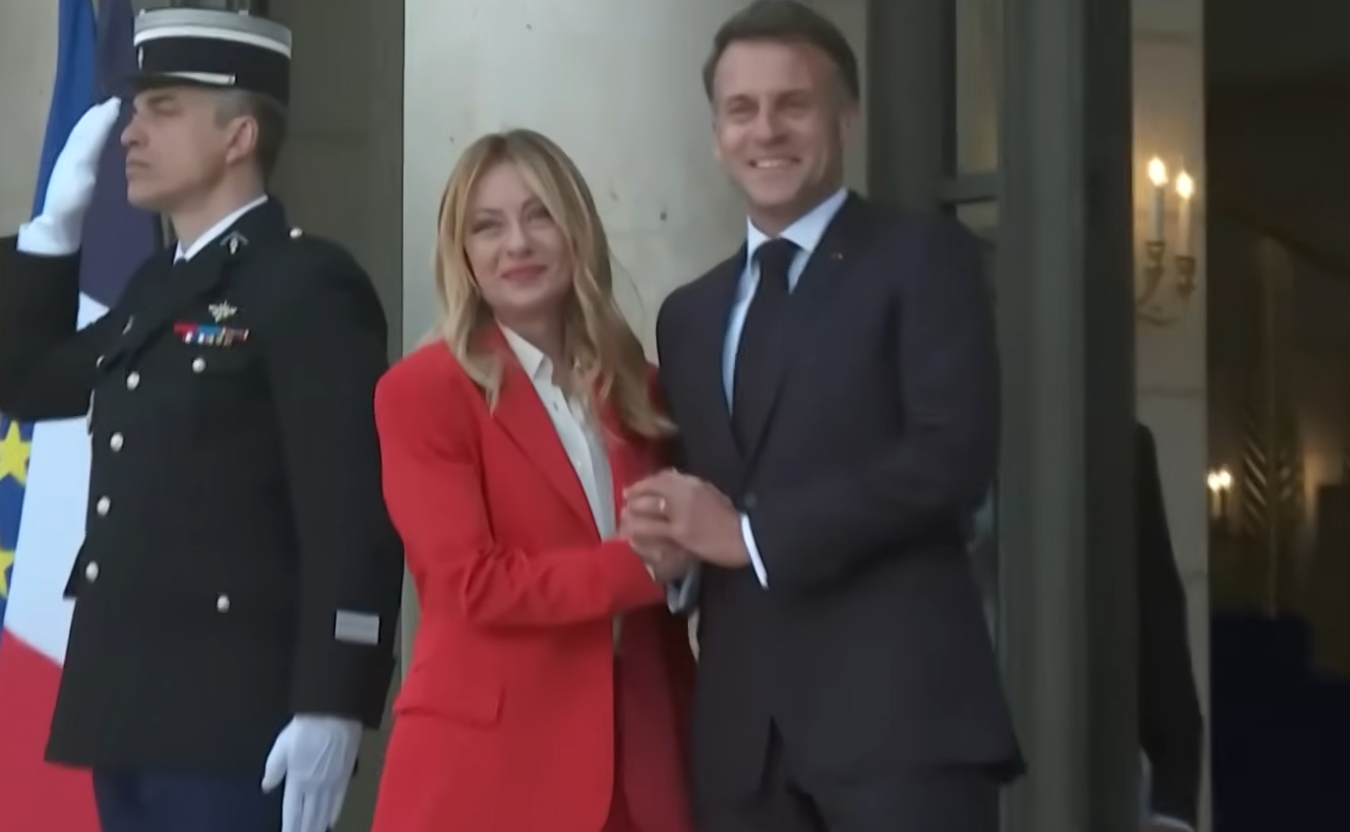 Sastaju se Makron i Melonijeva