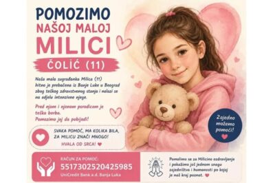 Humanitarna akcija za Milicu Čolić