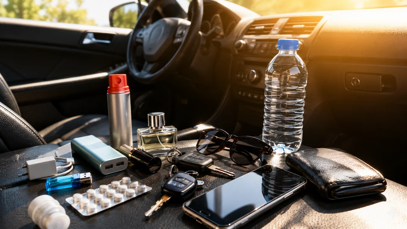 Šta ne smijete ostaviti u automobilu tokom vrućina